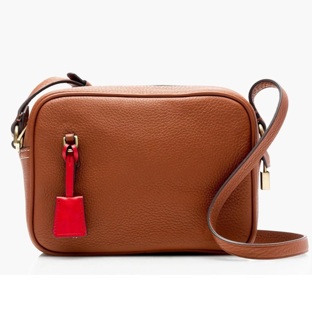 J. CREW  | Signet Leather Crossbody Bag with Red Tag